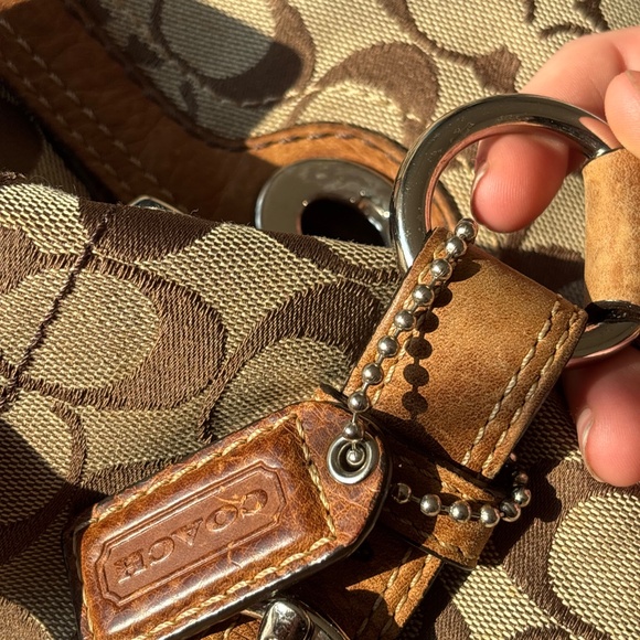 VTG Coach 10986 Chelsea Signature Turn Lock Satchel Medium Shoulder Tote Handbag - Picture 3 of 6